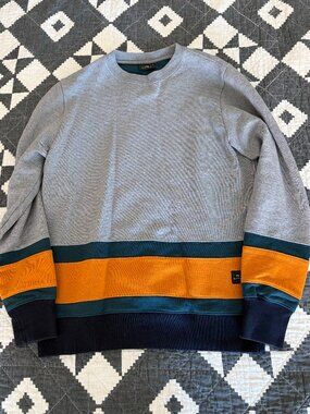 Paul Smith Sweatshirt Men's Size S Gray Organic Cotton